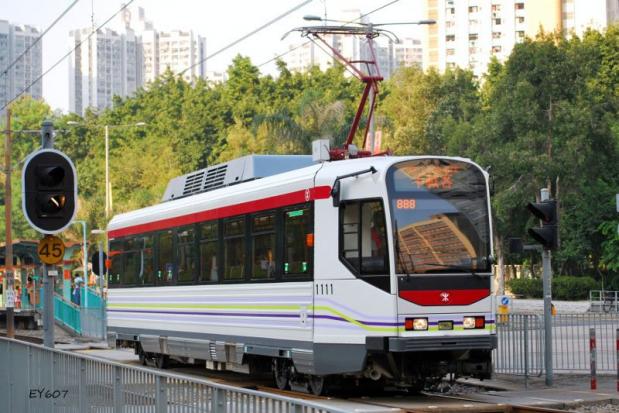A tram system like Hong Kong's Light Rail Transit (above) has been under discussion for the island province for three and a half years. (Photo courtesy The Phuket News)