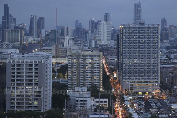 The general view of condominium building in Bangkok. (Bangkok Post file photo)