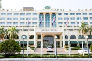 The Sunway hotel in Phnom Penh.