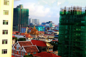 Phnom Penh, Cambodia's capital city. 