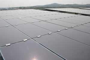 Solar panels at a CTIEC-built plant