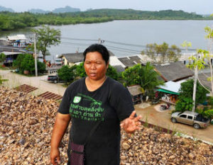 Activists in the fishing village of Laem Hin stand firmly against the proposed power plant.