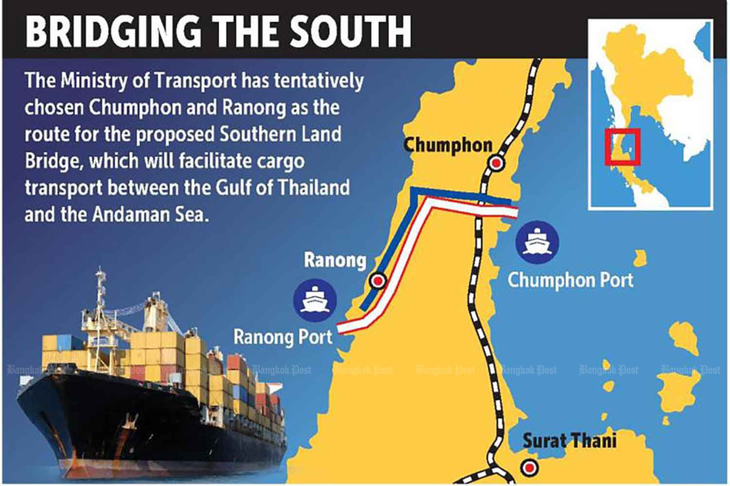 Thailand Pushes Dream Of ‘land Bridge’ Across Kra Isthmus To Boost ...