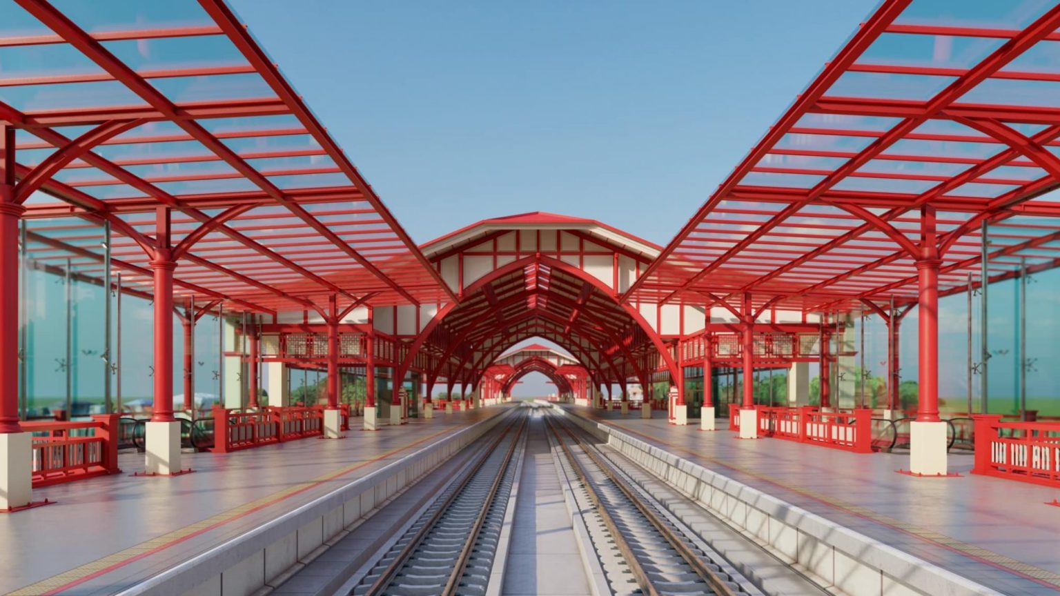 Images of the redevelopment of Thailand’s Hua Hin Railway Station, set